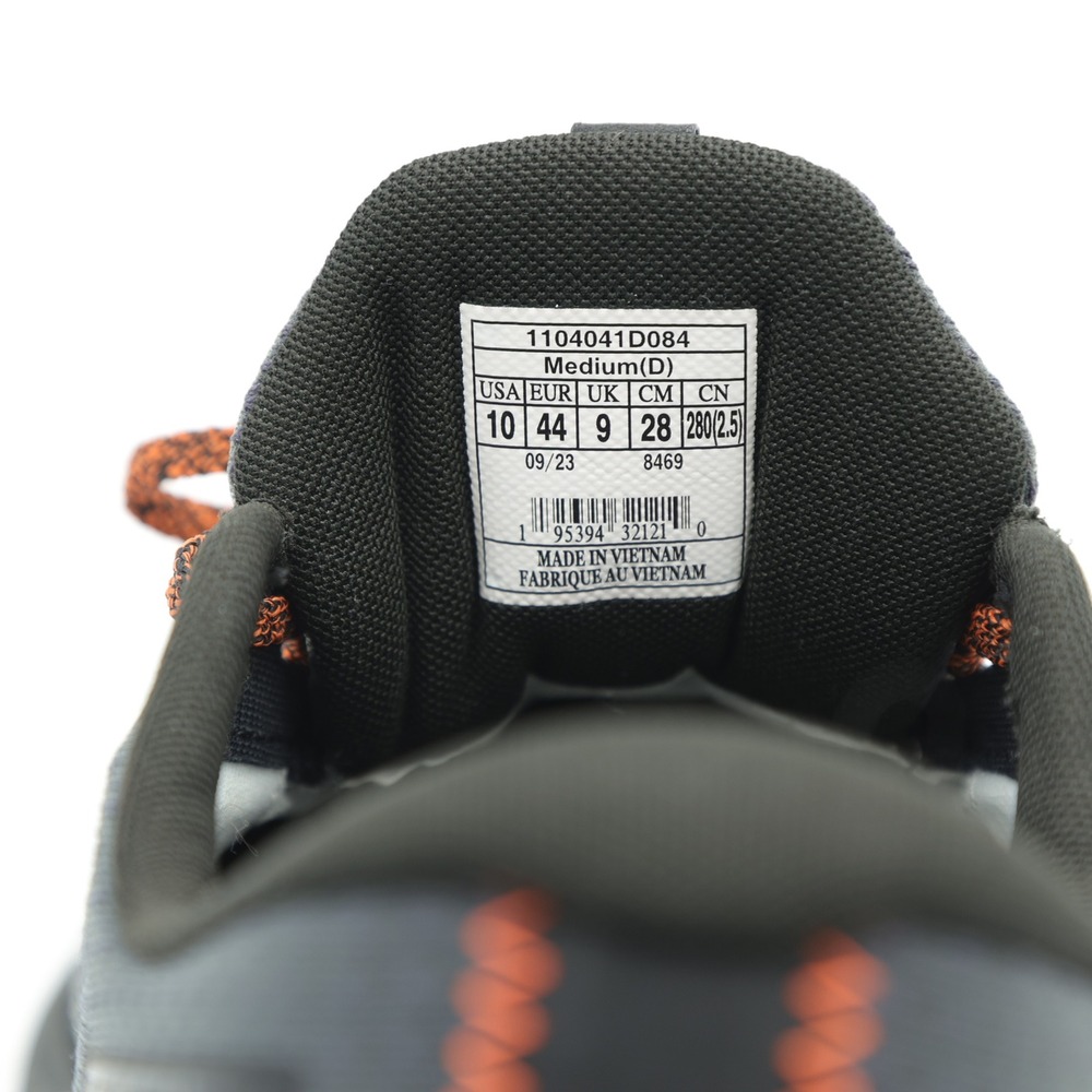 Brooks Divide 4 GTX Mens 10 Black Orange Gore-Tex Trail Running Shoe 1104041D084 - Picture 8 of 8
